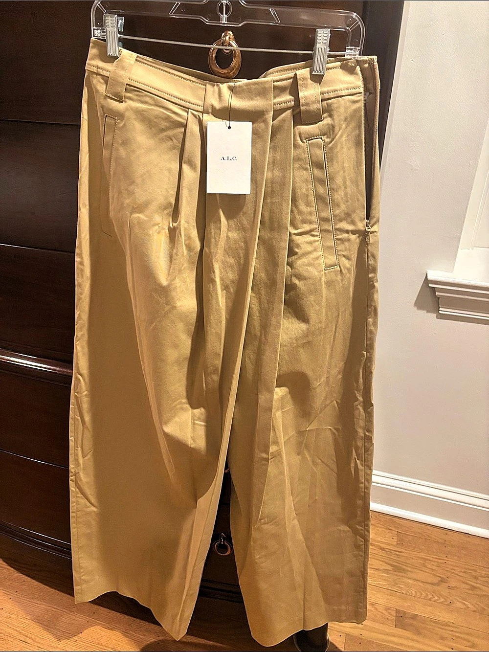 A.L.C. Winn Pant. Wide Leg Pants Khaki Size 6